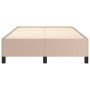Bettgestell aus Cappuccino-Kunstleder, 120 x 190 cm von vidaXL, Betten und Lattenroste - Ref: Foro24-379527, Preis: 90,24 €, ...