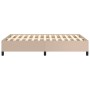 Bettgestell aus Cappuccino-Kunstleder, 120 x 190 cm von vidaXL, Betten und Lattenroste - Ref: Foro24-379527, Preis: 90,24 €, ...