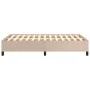 Estructura de cama cuero sintético color capuchino 120x190 cm de vidaXL, Camas y somieres - Ref: Foro24-379527, Precio: 101,5...