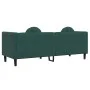 Sofá con cojines 3 plazas terciopelo verde oscuro by vidaXL, Sofas - Ref: Foro24-372644, Price: 309,51 €, Discount: %