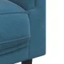 Sofá con cojines 3 plazas terciopelo azul by vidaXL, Sofas - Ref: Foro24-372650, Price: 272,01 €, Discount: %