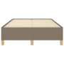 Taupe gray fabric bed frame 120x190 cm by vidaXL, Beds and slatted bases - Ref: Foro24-379519, Price: 90,88 €, Discount: %