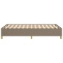 Taupe gray fabric bed frame 120x190 cm by vidaXL, Beds and slatted bases - Ref: Foro24-379519, Price: 90,88 €, Discount: %