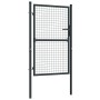Gartengittertor aus grau verzinktem Stahl, 100 x 175 cm von vidaXL, Gartentore - Ref: Foro24-145772, Preis: 158,67 €, Rabatt: %