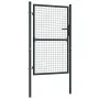 Gartengittertor aus grau verzinktem Stahl, 100 x 175 cm von vidaXL, Gartentore - Ref: Foro24-145772, Preis: 156,01 €, Rabatt: %