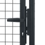 Gartengittertor aus grau verzinktem Stahl, 100 x 175 cm von vidaXL, Gartentore - Ref: Foro24-145772, Preis: 158,67 €, Rabatt: %