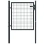 Gartentor aus verzinktem Stahlgeflecht, grau, 100x125 cm. von vidaXL, Gartentore - Ref: Foro24-145771, Preis: 134,98 €, Rabat...