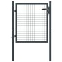 Puerta de malla de jardín acero galvanizado gris 100x125 cm by vidaXL, garden gates - Ref: Foro24-145771, Price: 134,82 €, Di...