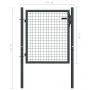 Gartentor aus verzinktem Stahlgeflecht, grau, 100x125 cm. von vidaXL, Gartentore - Ref: Foro24-145771, Preis: 134,98 €, Rabat...