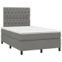 Boxspringbett mit Matratze und dunkelbraunem LED-Stoff 120x190 cm von vidaXL, Betten und Lattenroste - Ref: Foro24-3270219, P...