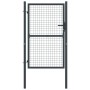 Garden mesh gate gray galvanized steel 400x125 cm by vidaXL, garden gates - Ref: Foro24-145774, Price: 222,26 €, Discount: %