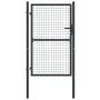 Garden mesh gate gray galvanized steel 400x125 cm by vidaXL, garden gates - Ref: Foro24-145774, Price: 211,65 €, Discount: %