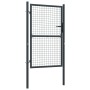 Garden mesh gate gray galvanized steel 400x125 cm by vidaXL, garden gates - Ref: Foro24-145774, Price: 222,26 €, Discount: %