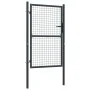 Garden mesh gate gray galvanized steel 400x125 cm by vidaXL, garden gates - Ref: Foro24-145774, Price: 211,65 €, Discount: %