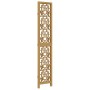 Biombo separador de 3 paneles madera maciza paulownia marrón by vidaXL, Room dividers - Ref: Foro24-358864, Price: 96,85 €, D...