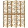 Biombo separador de 5 paneles madera maciza paulownia marrón by vidaXL, Room dividers - Ref: Foro24-358872, Price: 138,61 €, ...