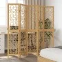Biombo separador de 5 paneles madera maciza paulownia marrón by vidaXL, Room dividers - Ref: Foro24-358870, Price: 115,57 €, ...