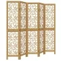 Biombo separador de 5 paneles madera maciza paulownia marrón by vidaXL, Room dividers - Ref: Foro24-358870, Price: 115,57 €, ...