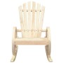 Sillas mecedoras Adirondack 2 uds madera maciza de abeto