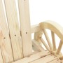 Sillas mecedoras Adirondack 2 uds madera maciza de abeto