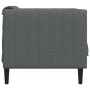 Sillón de tela gris oscuro de vidaXL, Sofás - Ref: Foro24-372596, Precio: 126,01 €, Descuento: %