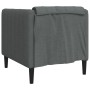 Sillón de tela gris oscuro de vidaXL, Sofás - Ref: Foro24-372596, Precio: 126,01 €, Descuento: %