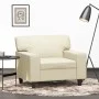 Sillón cuero sintético crema 60 cm by vidaXL, Sofas - Ref: Foro24-359408, Price: 150,43 €, Discount: %