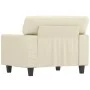 Sillón cuero sintético crema 60 cm by vidaXL, Sofas - Ref: Foro24-359408, Price: 150,43 €, Discount: %