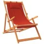 Faltbare Strandstühle, 2 Stück, roter Stoff. von vidaXL, Gartenstühle - Ref: Foro24-3214480, Preis: 120,49 €, Rabatt: %