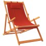 Faltbare Strandstühle, 2 Stück, roter Stoff. von vidaXL, Gartenstühle - Ref: Foro24-3214480, Preis: 122,78 €, Rabatt: %
