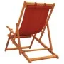 Faltbare Strandstühle, 2 Stück, roter Stoff. von vidaXL, Gartenstühle - Ref: Foro24-3214480, Preis: 120,49 €, Rabatt: %