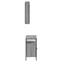 Set de muebles de baño 2 pzas madera contrachapada gris sonoma by vidaXL, Bathroom furniture - Ref: Foro24-3214778, Price: 98...