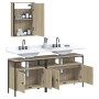 Set de muebles de baño 3 pzas madera contrachapada roble Sonoma by vidaXL, Bathroom furniture - Ref: Foro24-3214786, Price: 1...