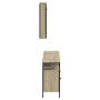 Set de muebles de baño 3 pzas madera contrachapada roble Sonoma by vidaXL, Bathroom furniture - Ref: Foro24-3214786, Price: 1...