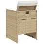 Sillas de jardín con cojines 4 uds ratán sintético beige by vidaXL, Garden chairs - Ref: Foro24-4007439, Price: 218,02 €, Dis...