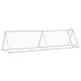 Jaula para gallinas acero galvanizado plateado 400x105x91 cm by vidaXL, Cages and habitats for small animals - Ref: Foro24-17...