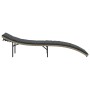 Tumbona con cojín ratán sintético gris claro 55x199x50 cm by vidaXL, Loungers - Ref: Foro24-368250, Price: 83,38 €, Discount: %