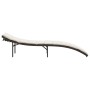 Tumbona con cojín ratán sintético marrón 55x199x50 cm by vidaXL, Loungers - Ref: Foro24-368246, Price: 83,38 €, Discount: %
