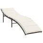 Liegestühle mit Tisch 2 Stück aus braunem synthetischem Rattan von vidaXL, Liegen - Ref: Foro24-368252, Preis: 247,07 €, Raba...