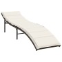 Tumbonas con mesita 2 unidades ratán sintético marrón by vidaXL, Loungers - Ref: Foro24-368252, Price: 158,04 €, Discount: %