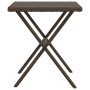 Liegestühle mit Tisch 2 Stück aus braunem synthetischem Rattan von vidaXL, Liegen - Ref: Foro24-368252, Preis: 158,04 €, Raba...