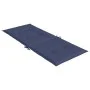 Kissen für Stühle mit hoher Rückenlehne, 4 Stück, marineblaues Gewebe. von vidaXL, Kissen für Stühle und Sofas - Ref: Foro24-...