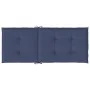 Kissen für Stühle mit hoher Rückenlehne, 4 Stück, marineblaues Gewebe. von vidaXL, Kissen für Stühle und Sofas - Ref: Foro24-...