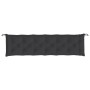Cojín de banco de jardín tela Oxford negro 200x50x7 cm by vidaXL, Cushions for chairs and sofas - Ref: Foro24-361647, Price: ...