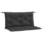 Gartensitzbankkissen 2 Stück aus schwarzem Oxford-Stoff 100x50x7 cm von vidaXL, Kissen für Stühle und Sofas - Ref: Foro24-361...