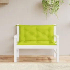 Cojines de banco de jardín 2 uds verde brillante 100x50x7 cm by vidaXL, Cushions for chairs and sofas - Ref: Foro24-361670, P...