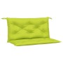 Cojines de banco de jardín 2 uds verde brillante 100x50x7 cm by vidaXL, Cushions for chairs and sofas - Ref: Foro24-361670, P...