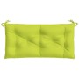 Cojines de banco de jardín 2 uds verde brillante 100x50x7 cm by vidaXL, Cushions for chairs and sofas - Ref: Foro24-361670, P...
