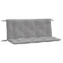Cojines de banco de jardín 2 uds tela Oxford gris 120x50x7 cm de vidaXL, Cojines para sillas y sofás - Ref: Foro24-361679, Pr...