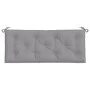 Cojines de banco de jardín 2 uds tela Oxford gris 120x50x7 cm de vidaXL, Cojines para sillas y sofás - Ref: Foro24-361679, Pr...